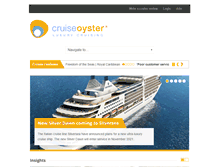 Tablet Screenshot of cruiseoyster.com